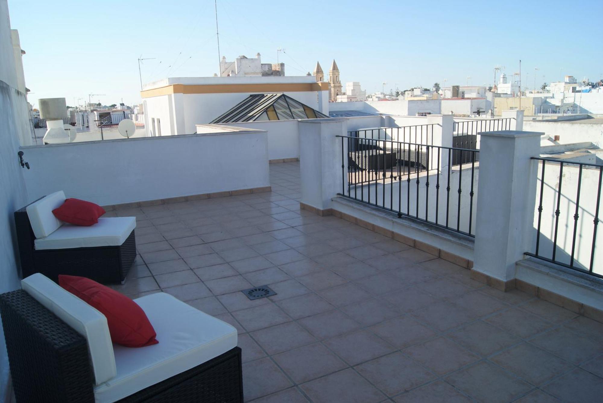Cdz - Atico Tavira Two Private Terraces With Great Views Leilighet Cádiz Eksteriør bilde